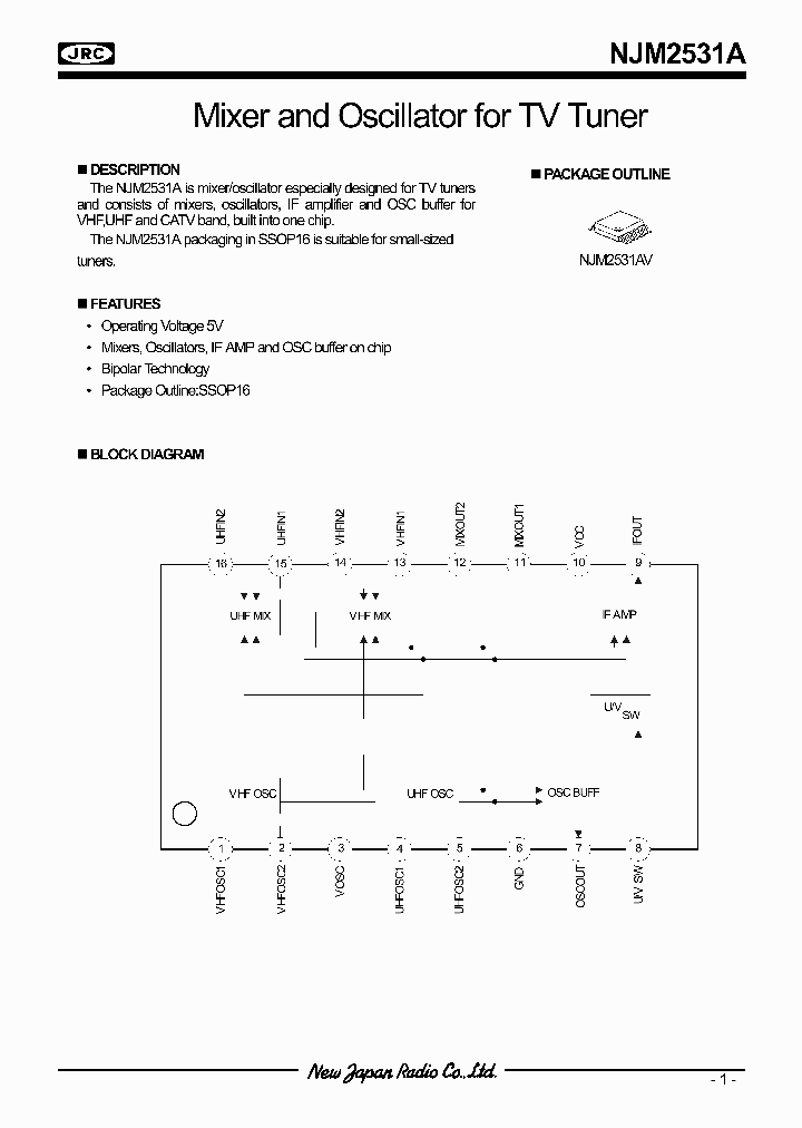NJM2531A_225864.PDF Datasheet