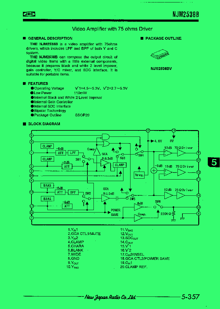NJM2538B_33532.PDF Datasheet
