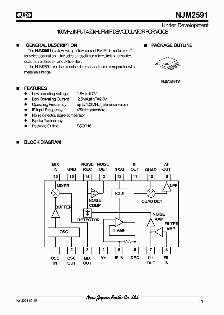 NJM2591_207893.PDF Datasheet