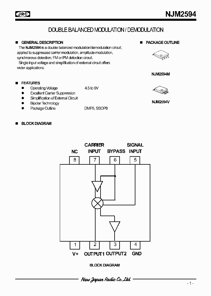 NJM2594_207891.PDF Datasheet