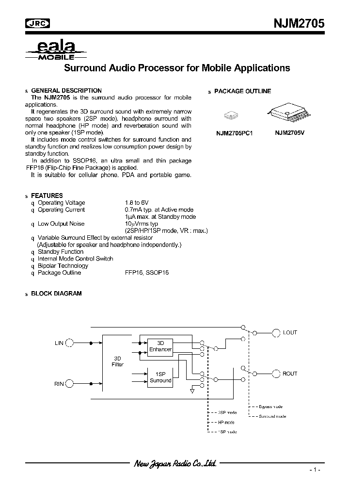 NJM2705_254318.PDF Datasheet