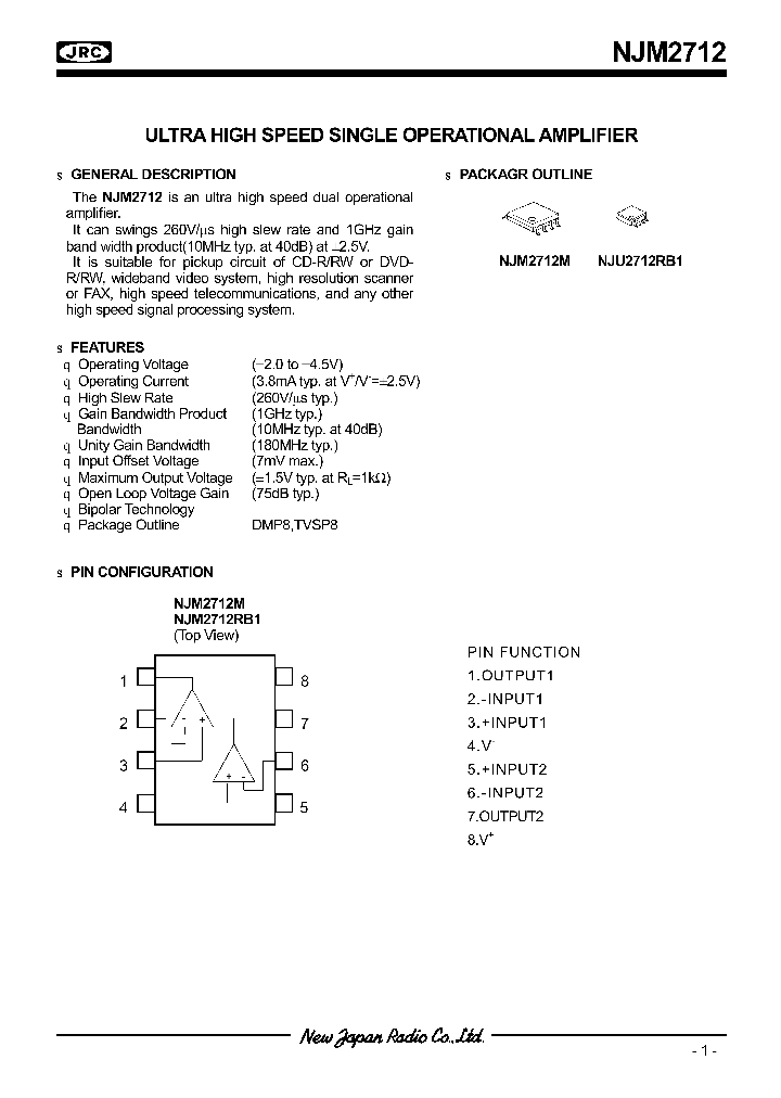 NJM2712_245898.PDF Datasheet