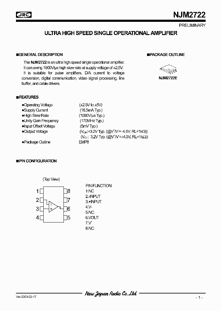 NJM2722_300124.PDF Datasheet