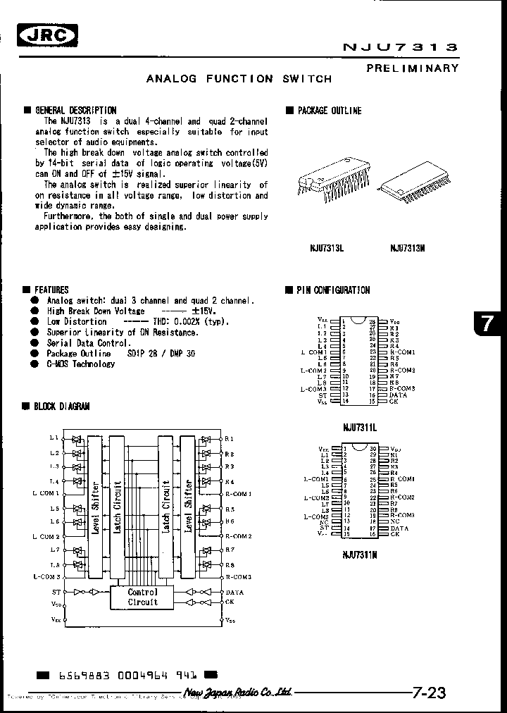 NJU7313L_202426.PDF Datasheet
