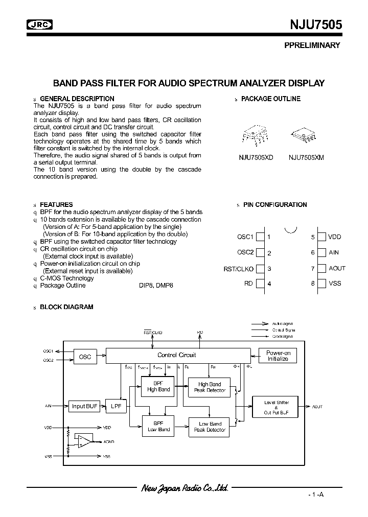 NJU7505_281901.PDF Datasheet