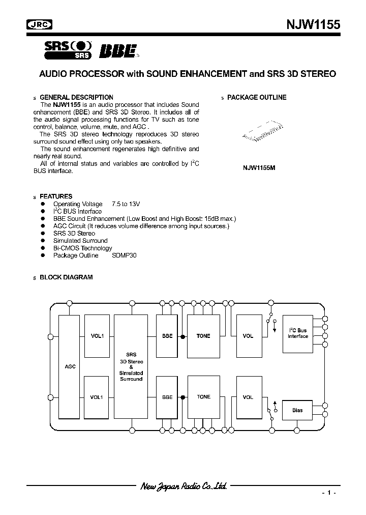 NJW1155_285700.PDF Datasheet