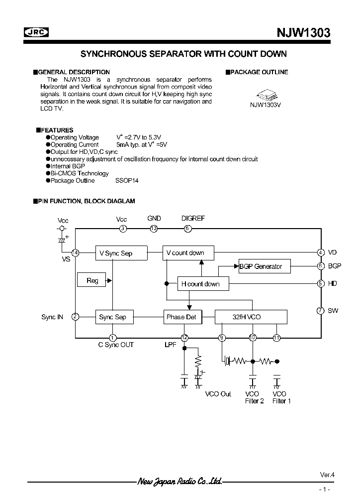 NJW1303_242378.PDF Datasheet