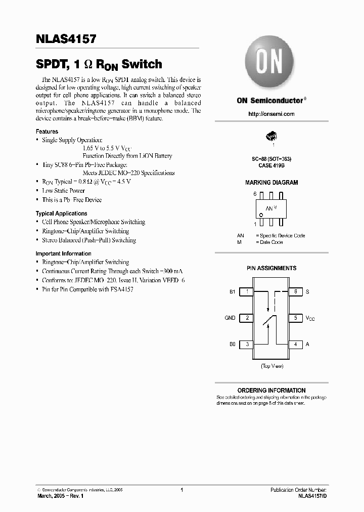 NLAS4157DF_267573.PDF Datasheet