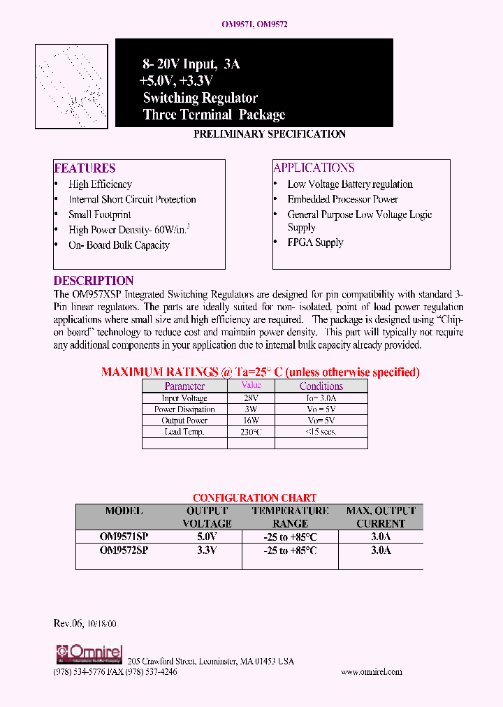 OM9572SP_279755.PDF Datasheet