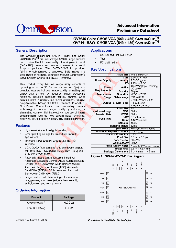 OV7640_245682.PDF Datasheet