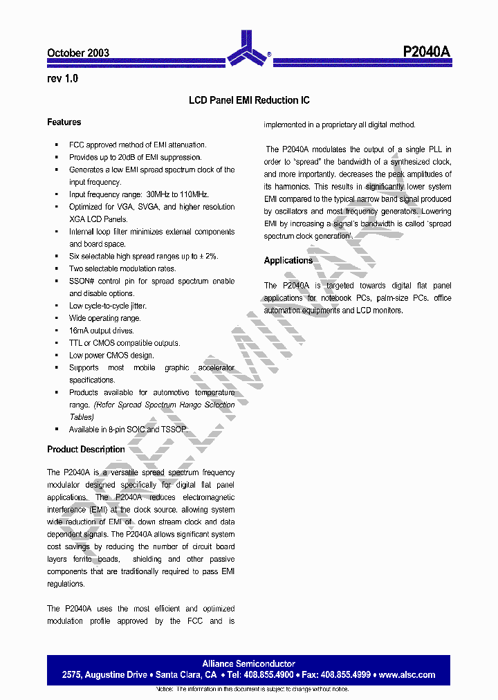 P2040A_286137.PDF Datasheet