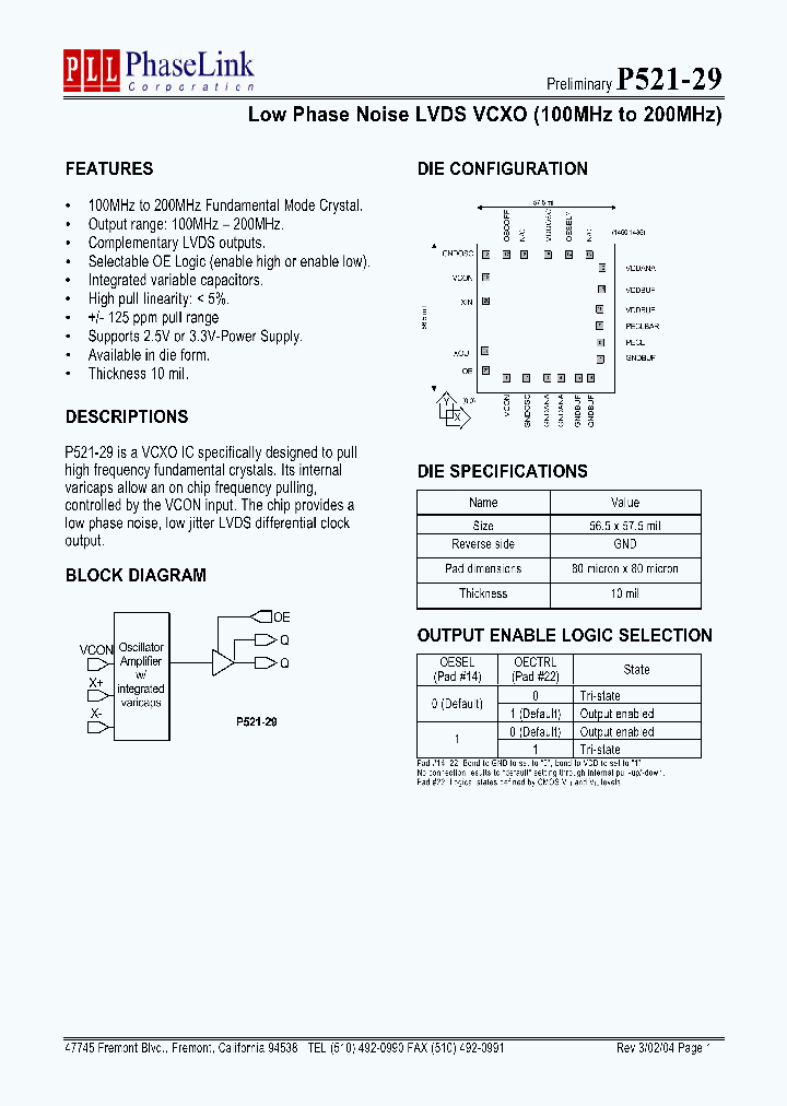 P521-29_300949.PDF Datasheet