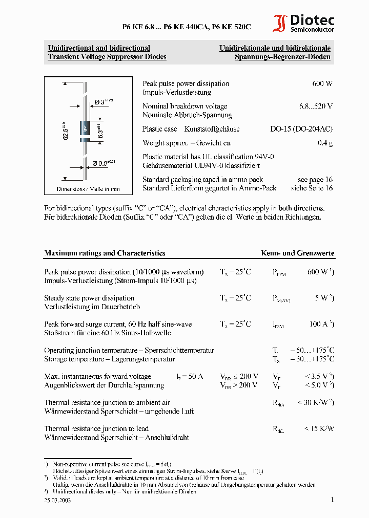 P6KE39_253970.PDF Datasheet