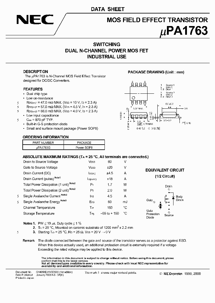 UPA1763_299827.PDF Datasheet