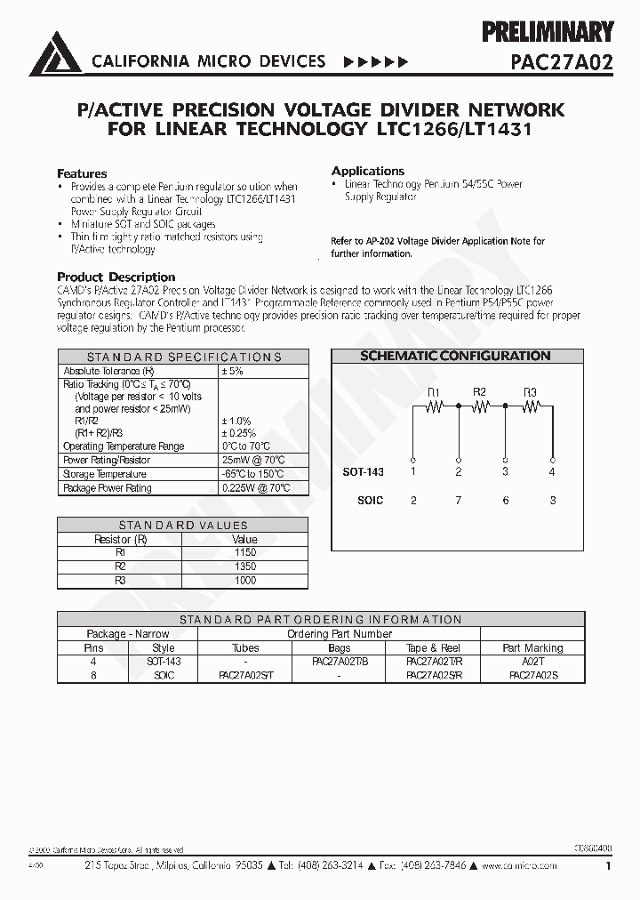 PAC27A02_302663.PDF Datasheet