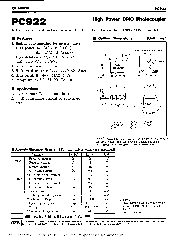 PC922I_287683.PDF Datasheet