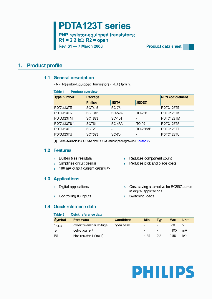 PDTA123T_288176.PDF Datasheet