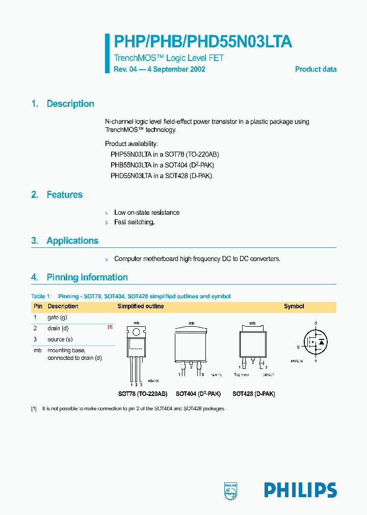 PHD55N03LTA_286409.PDF Datasheet