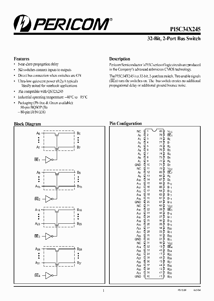 PI5C34X245_282867.PDF Datasheet