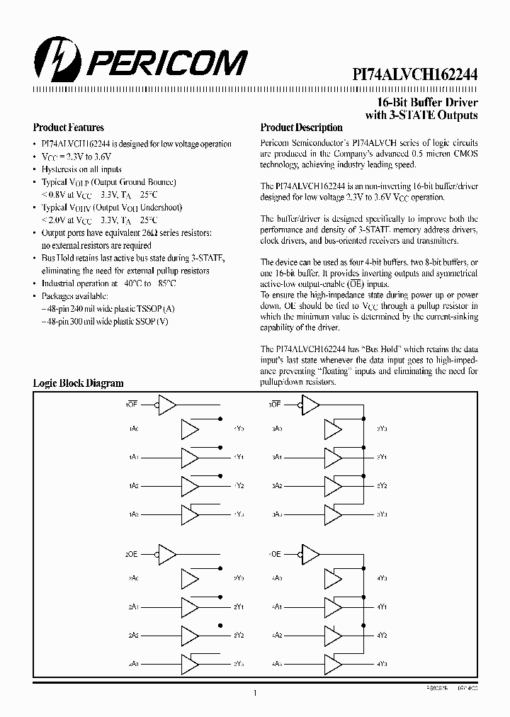 PI74ALVCH162244_295436.PDF Datasheet
