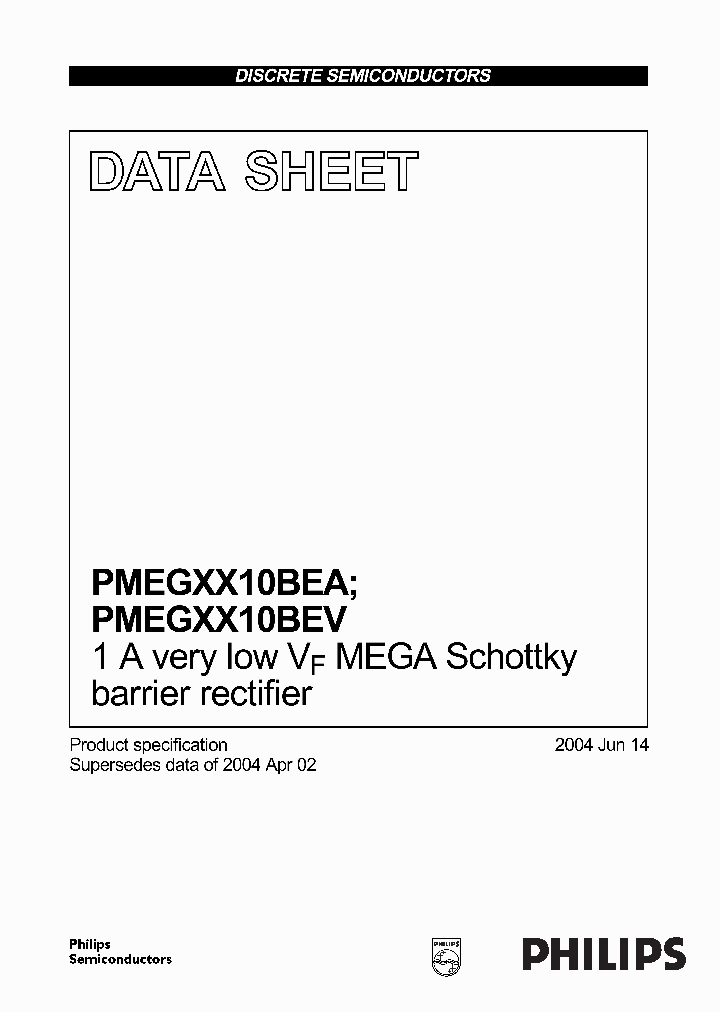 PMEG3010BEV_292764.PDF Datasheet
