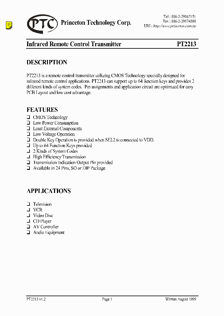 PT2213_230898.PDF Datasheet