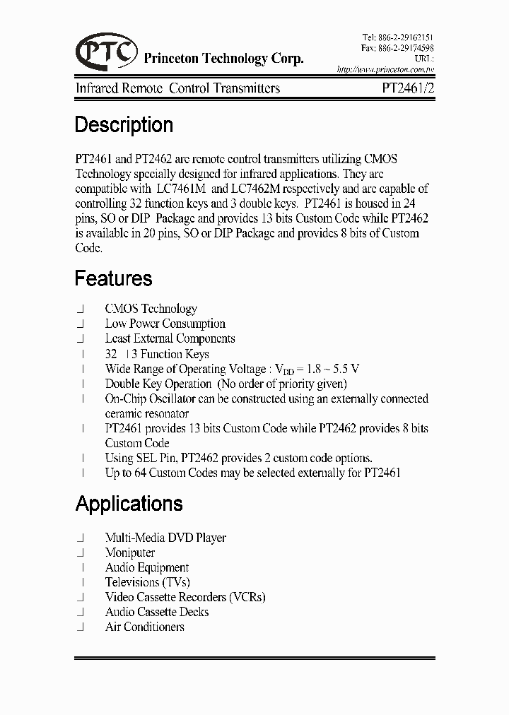 PT2461_233518.PDF Datasheet
