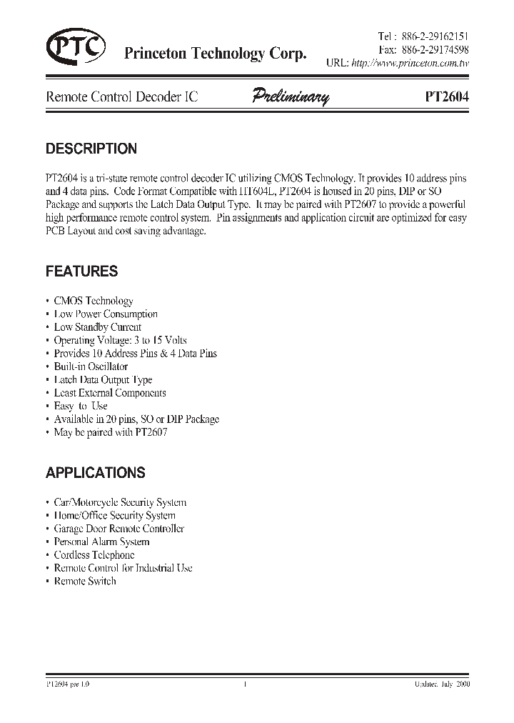 PT2604_228746.PDF Datasheet