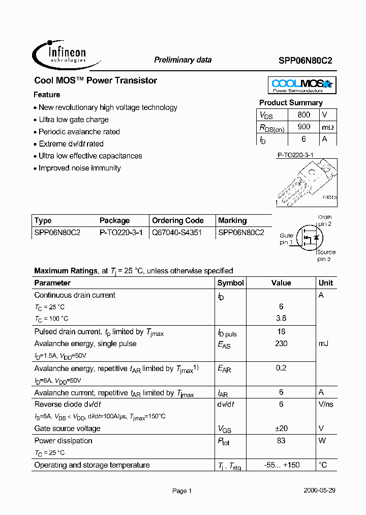 Q67040-S4351_298502.PDF Datasheet