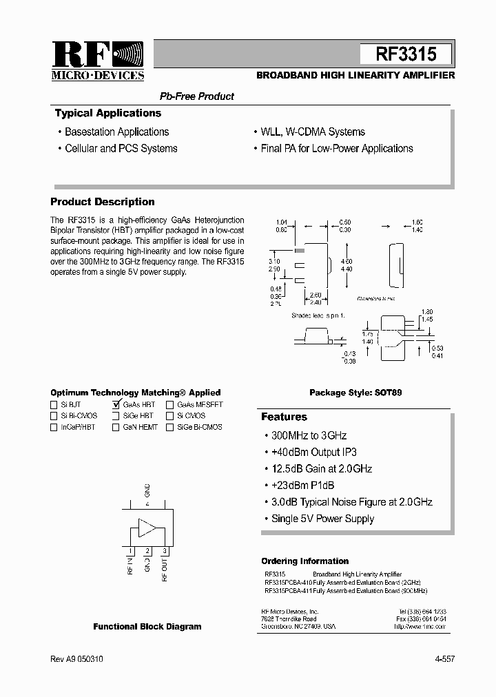 RF3315_286965.PDF Datasheet