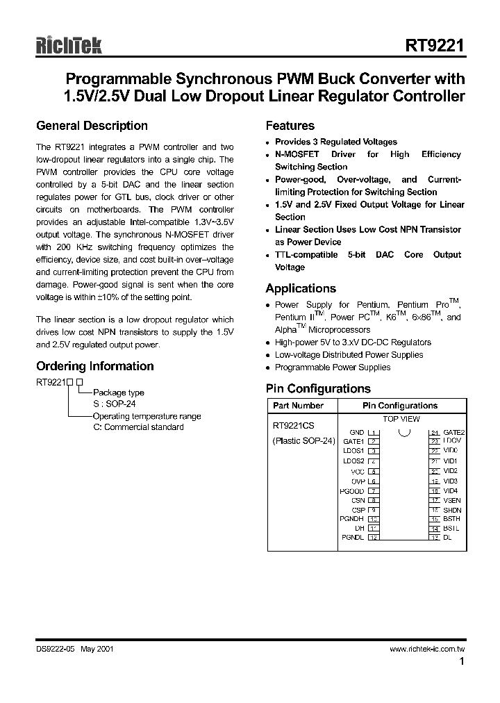 RT9221_250358.PDF Datasheet
