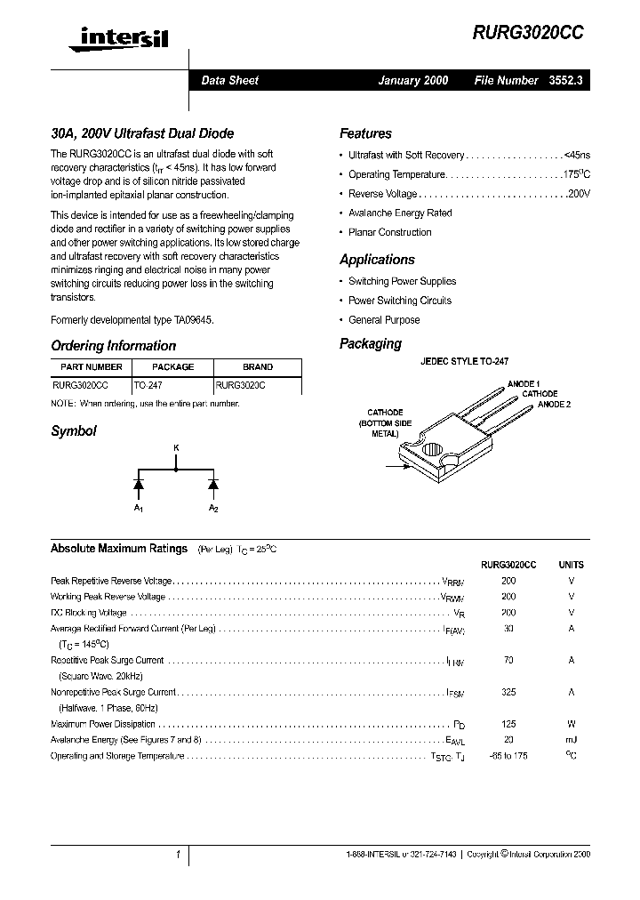 RURG3020CC_289592.PDF Datasheet