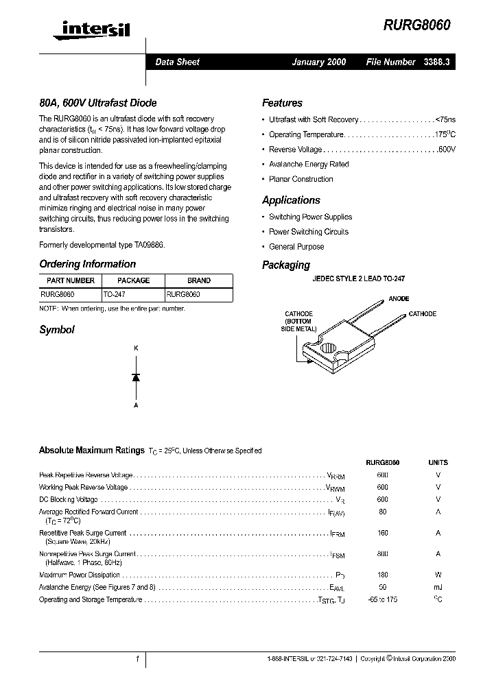 RURG8060_291911.PDF Datasheet
