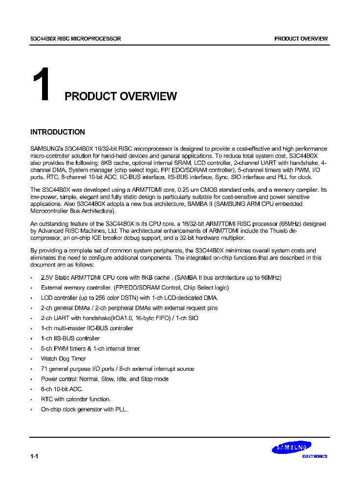 S3C44B0X_182156.PDF Datasheet