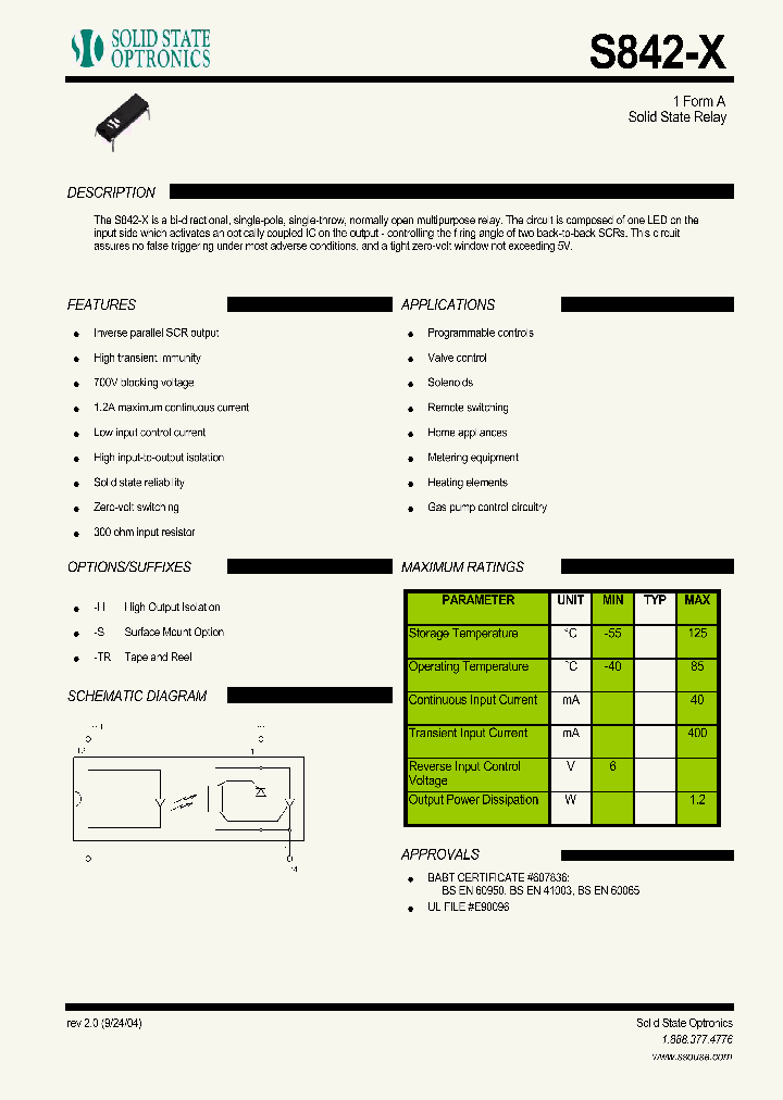 S842-X_302567.PDF Datasheet