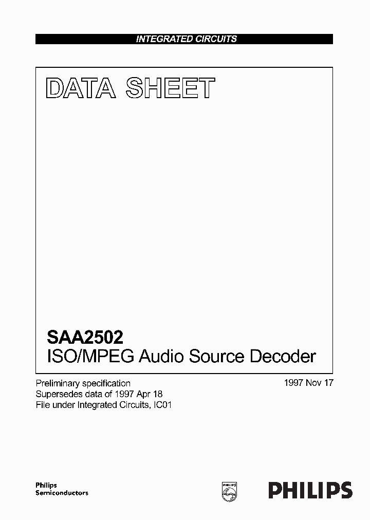 SAA2502_287157.PDF Datasheet