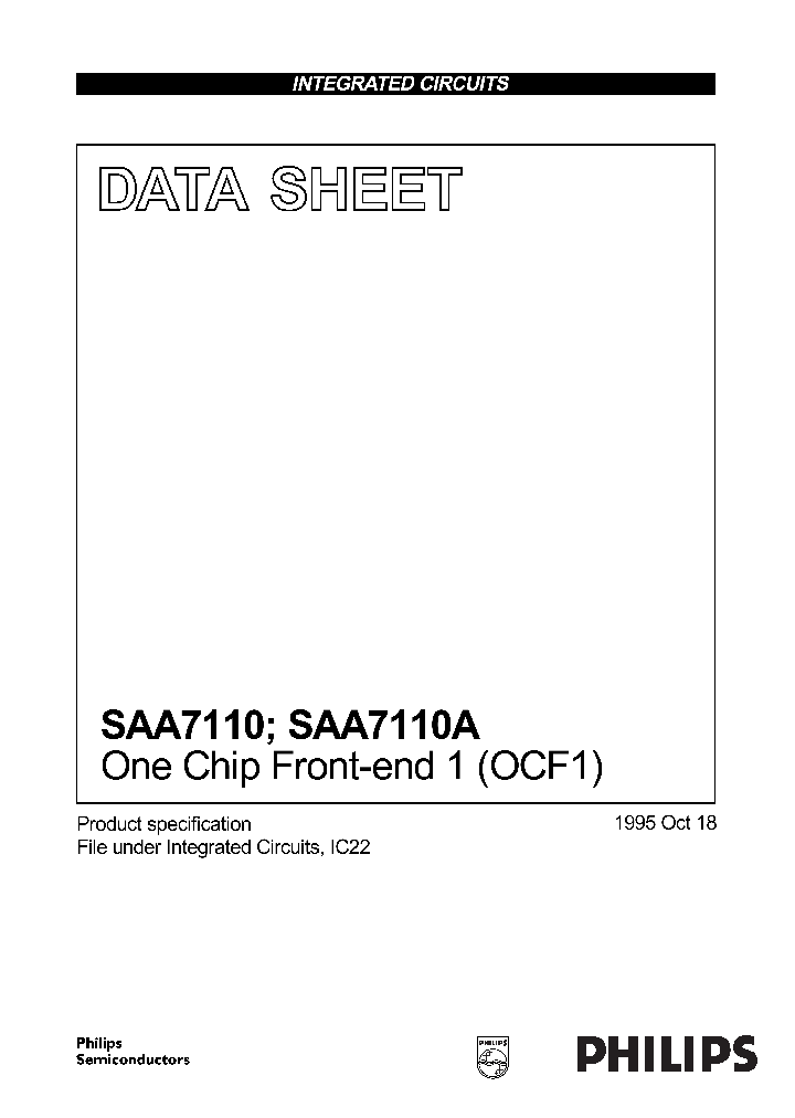 SAA7110A_294881.PDF Datasheet