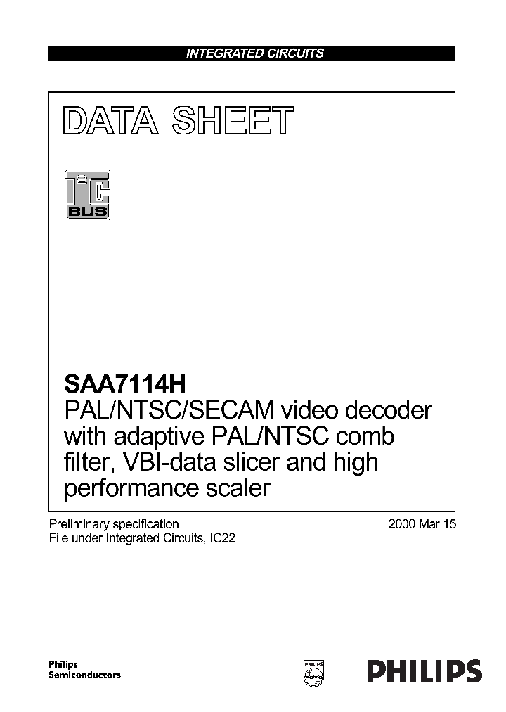 SAA7114_35196.PDF Datasheet