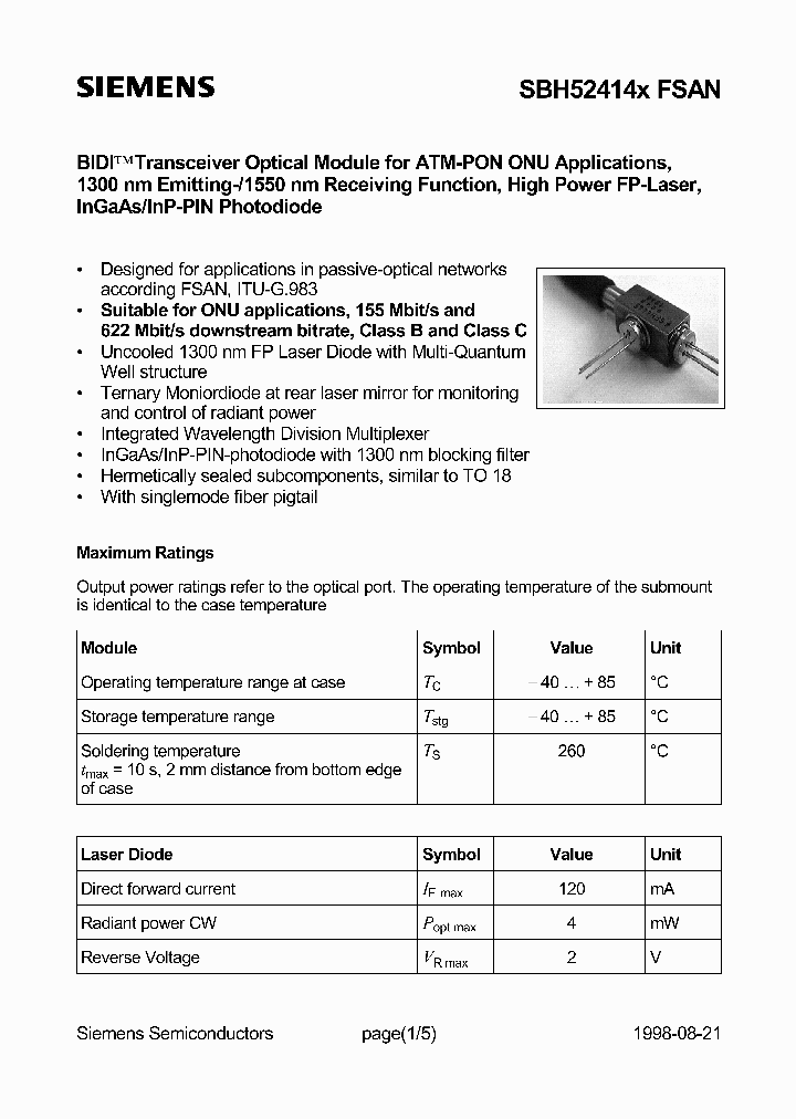 SBH52414XFSAN_284999.PDF Datasheet