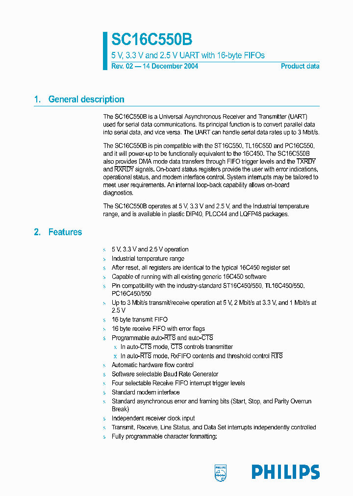 SC16C550BI_264095.PDF Datasheet
