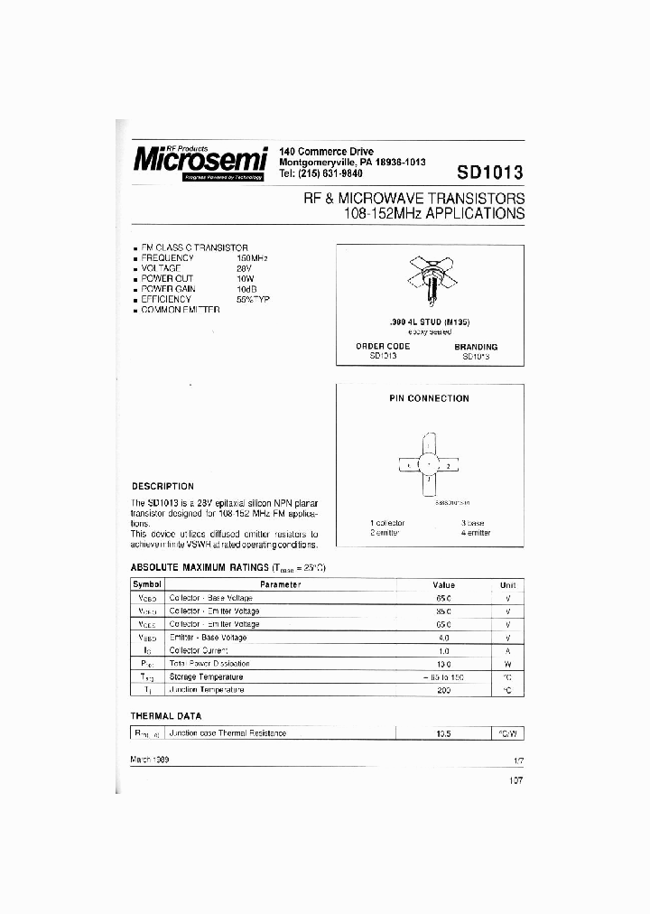 SD1013_293884.PDF Datasheet
