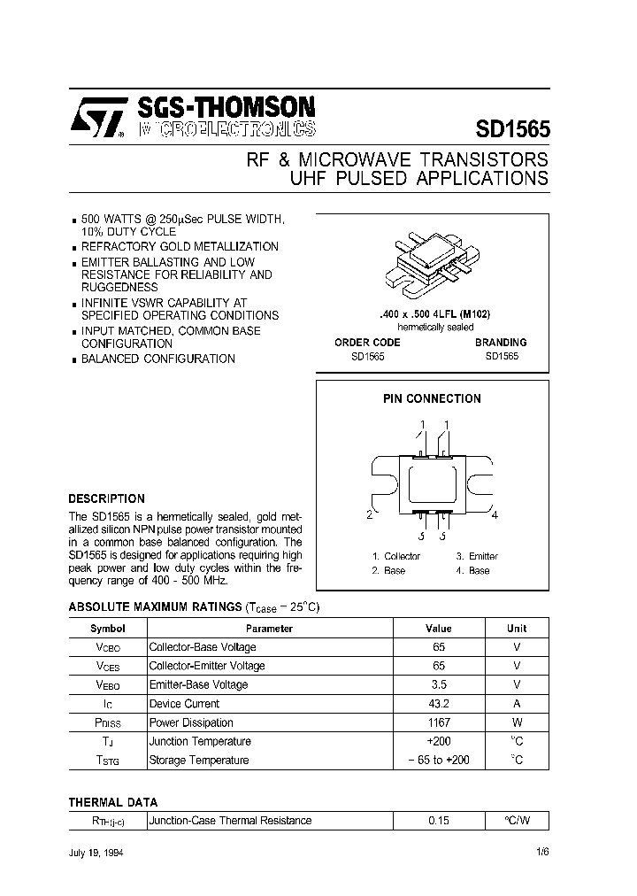 SD1565_285763.PDF Datasheet