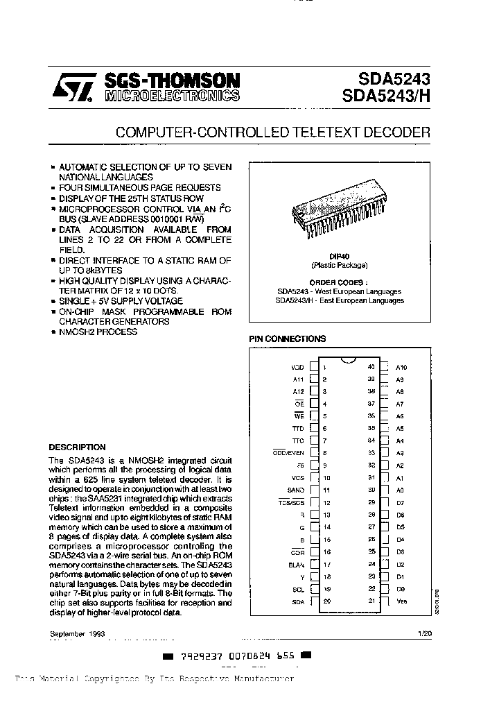 SDA5243_253737.PDF Datasheet