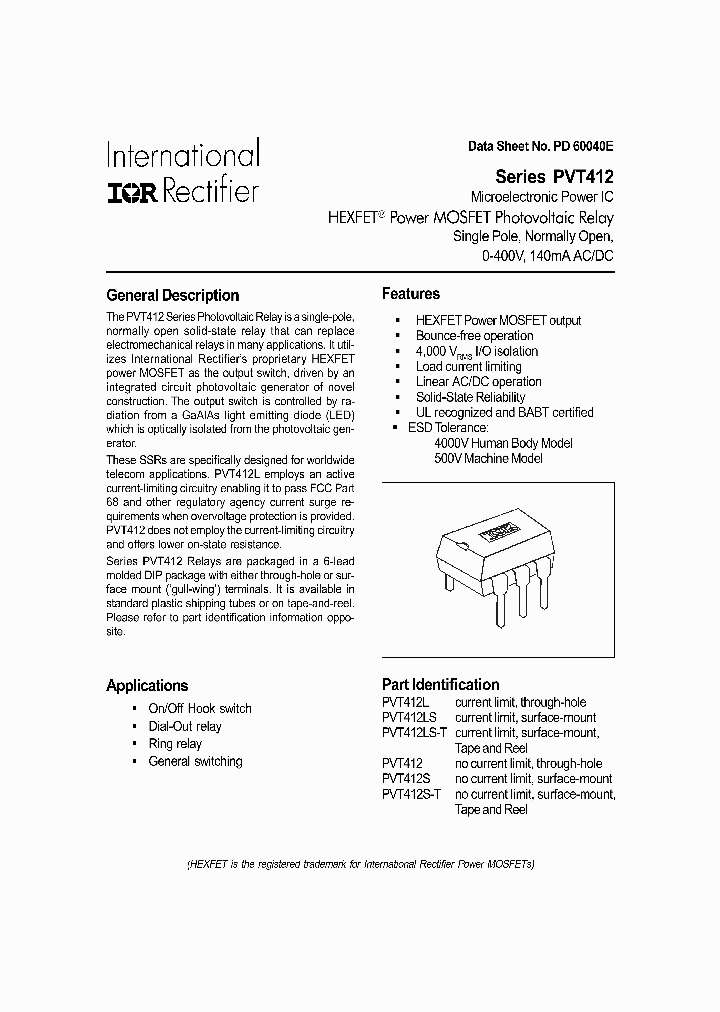 SERIESPVT412_299075.PDF Datasheet