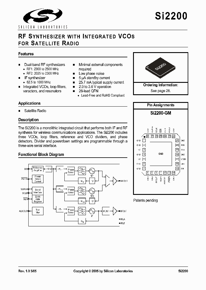 SI2200_278434.PDF Datasheet