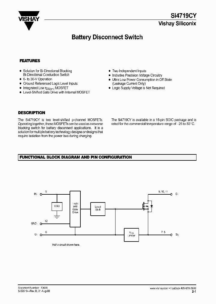SI4719CY_212576.PDF Datasheet