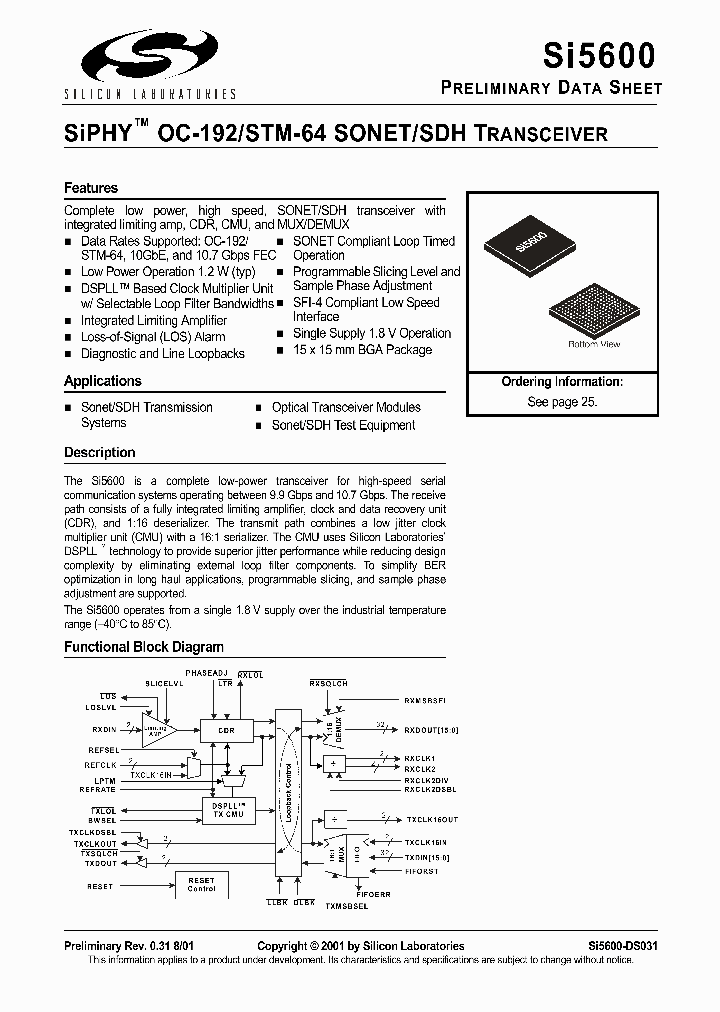 SI5600_280975.PDF Datasheet