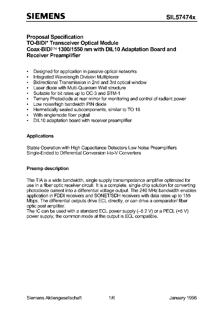 SIL57474X_277447.PDF Datasheet