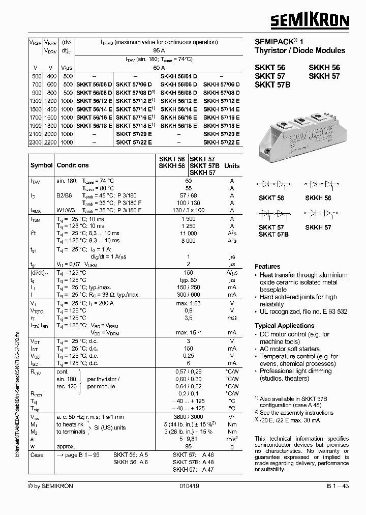 SKKT56-08_249612.PDF Datasheet