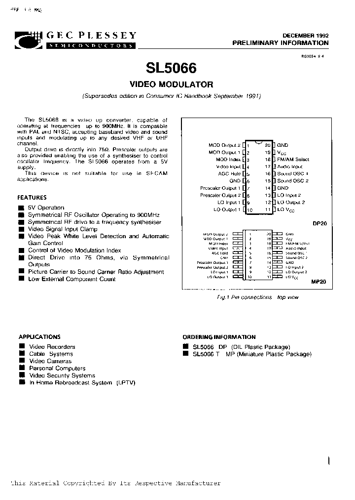 SL5066TMP_233350.PDF Datasheet